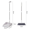idrop Household Cleaning Sweeping Space Saving Folding Broom & Dustpan Set
