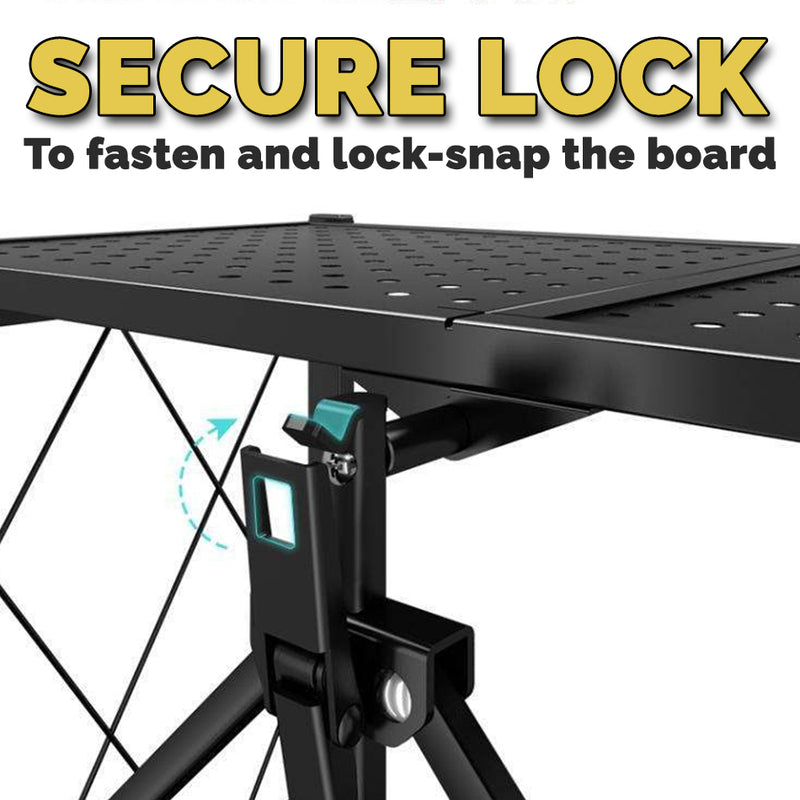 idrop 3 LAYER Foldable Portable Space Saving Kitchen Storage Shelf Rack