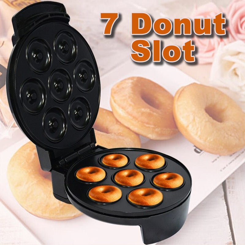 idrop [ 7 SLOT ] Donut Maker Machine Nonstick Coating 1200W 220V / Mesin Pembuat Donut / 1200W甜甜圈机