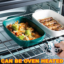 idrop [ 650ml ] Ceramic Food Baking Tray Microwave & Oven Heat Resistant Plate