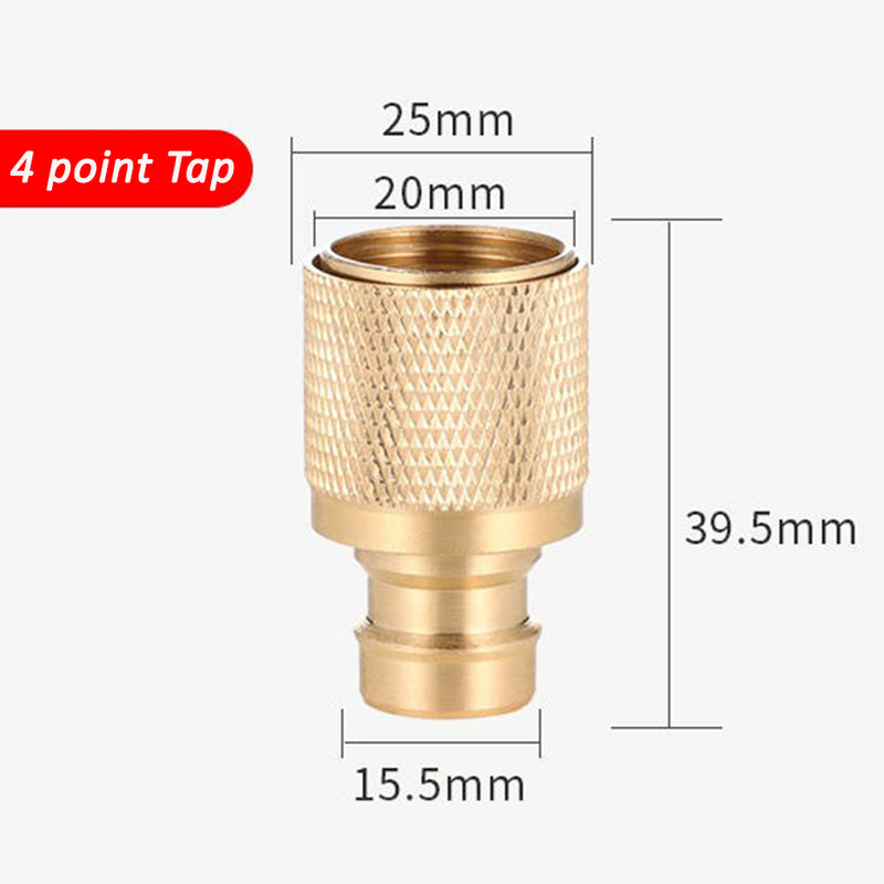 idrop [ 5pcs / Pack ] 4 Point Water Pipe Joint Connector / Penyambung Sambungan Paip Air / 4分水管接头神器