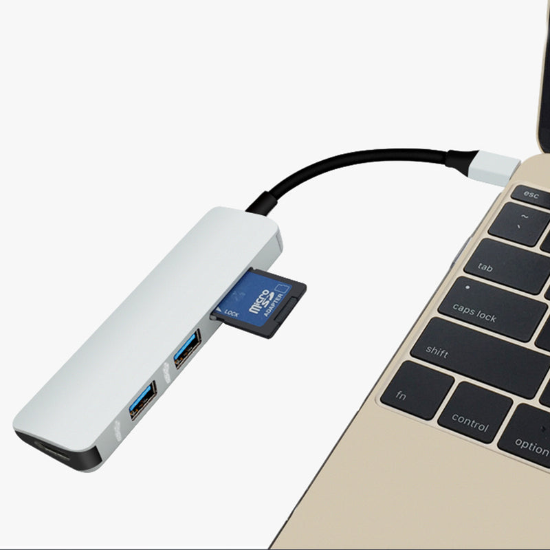 idrop USB C EXPANDER - To HDMI + USB 3.0 + SD / TF Card Reader Multifunction Adapter