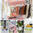 idrop [ 36Pcs Clipper ] Stainless Steel Clothing Laundry Railing Shelf Rack