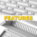 idrop 4 Layer Multi Layer Kitchen Seasoning & Bottle Jar Rack Shelf