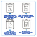 idrop 12PCS Easy Dissolve Washing Machine Cleaning Disinfectant Detergent Cube