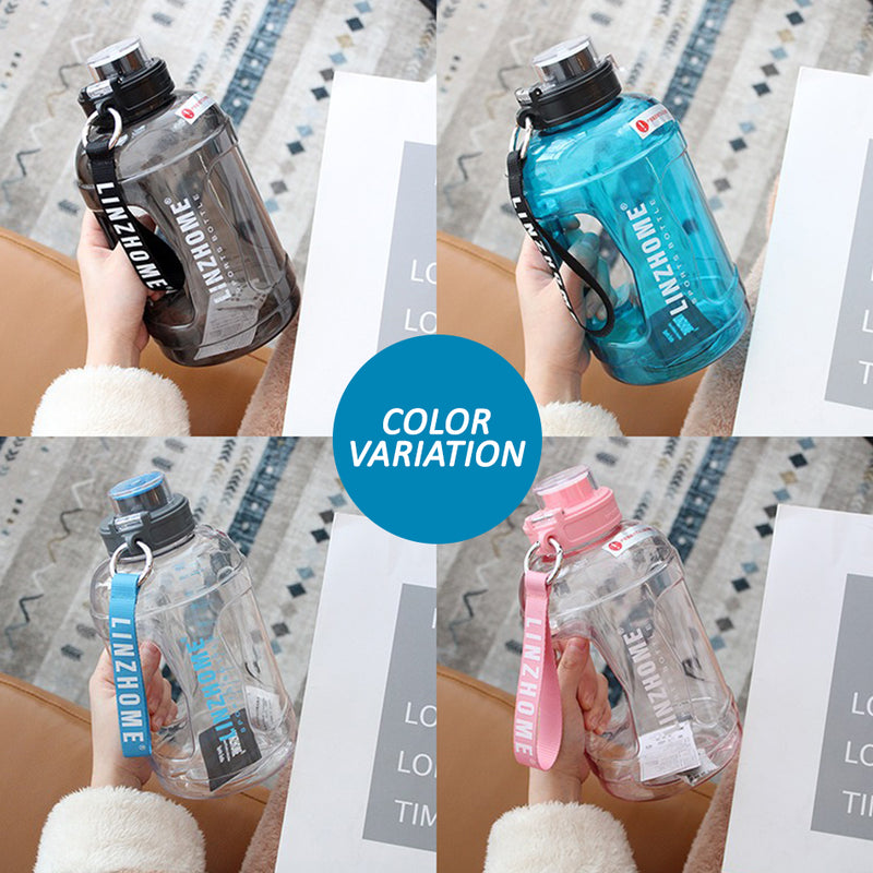 idrop [ 2200ml ] Sports Gym Drinking Water Bottle / Botol Air Minuman Sukan / 2200ML吨吨桶(圆)(塑料水壶)