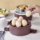 idrop [ 2L ] 2 Layer Multifunction Electric Cooking Steaming Heating Portable Lunch Box