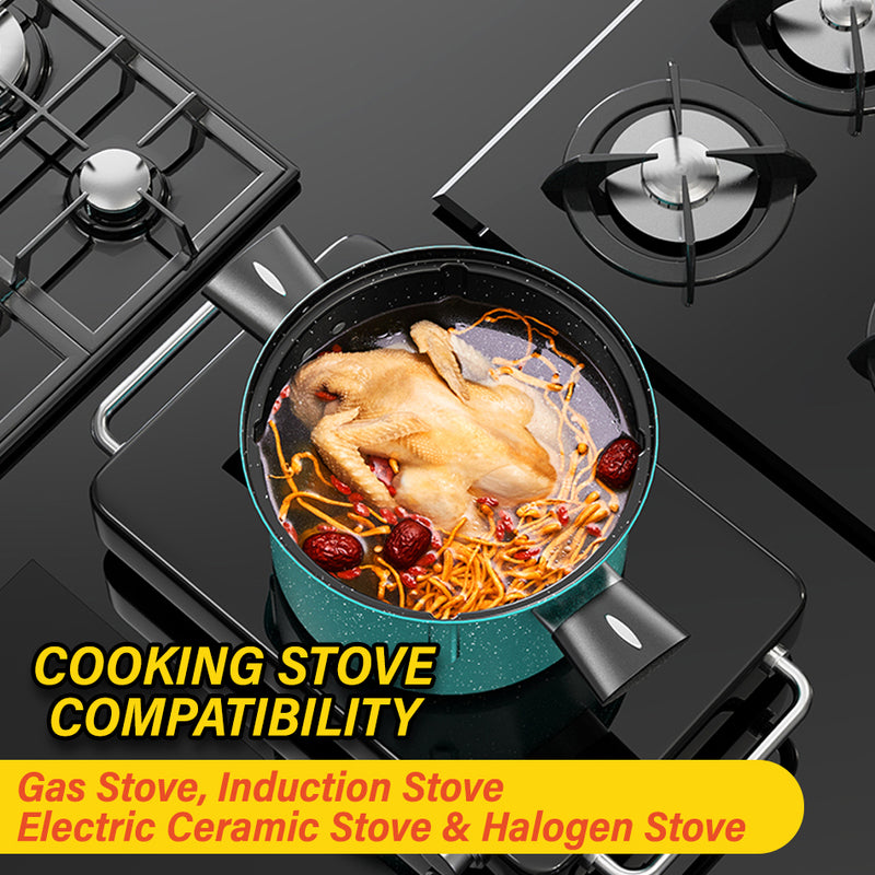 idrop 24CM 2 layer Deep Frying Steaming and Draining Cooking Pot S