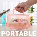 idrop 23CM Portable Cake Food Cover Storage Box