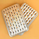 idrop 10PCS ALUMINIUM FOIL [ FLAT TRAY ] - Rectangle Cooking Baking Pan