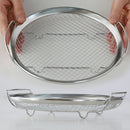 idrop [ 21CM ] Stainless Steel Double Ear Round Mesh Steam Basket / Jaring Masak Stim / 21CM不锈钢双耳圆形网篮