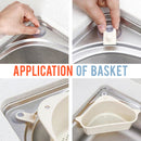 idrop Triangular Multifunctional Kitchen Sink Mount Washing Drainage Storage Basket