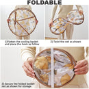 idrop [ 2 Layer ] Large Laundry Drying Cooler Basket 60cm X 75cm / Bakul Jaring Pengeringan Baju Basuhan / 大号双层凉衣篮(双层双围)(60X75CM)