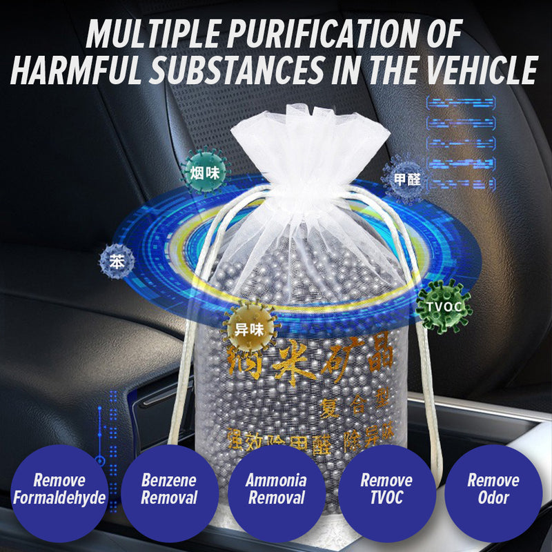 idrop [ 500g ] Nano Mineral Crystal Activated Carbon Car Deodorant / Deodoran Kereta Karbon Aktif Kristal Mineral Nano / 500G纳米矿晶(除味剂)(复合型)(现代人)