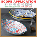 idrop Double Ear Ceramic Baking Tray / Dulang Makan Seramik / 陶瓷烤盘