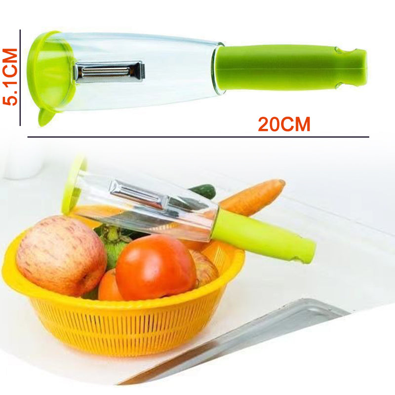 idrop Kitchen Vegetable Slicer Peeler with Storage / Pengupas & Penghiris Sayur / 储存式削皮器(刨刀)