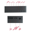 idrop Mini Bluetooth Portable Wireless Speaker with TF Card Aux Port Slot FM Radio Alarm Clock