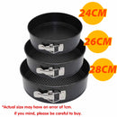 idrop [ 3PCS ] Nonstick Coating Springform Cake Mold Set / Acuan Buat Kek 3 Saiz / 3件套弹簧蛋糕模 [ 24CM / 26CM / 28CM ]