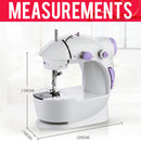 idrop  4 IN 1 Portable Mini Dual Speed Automatic Thread rewind Sewing Machine with LED Light