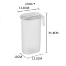 idrop [ 2200ml ] Frosted Plastic Cold Water Drinking Jug Container / Bekas Minuman Air Sejuk / 2200ML磨砂塑料冷水壶