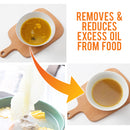 idrop 12PCS Food Oil Absorbing Thin Paper Soaking Sheet [ 20cm x 20cm ]