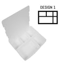 idrop Disposable Takeaway Paper Cardboard Food / Lunch Box Wholesale [ 1 / 10 / 40 / 100 pcs ]