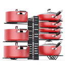 idrop Multilayer DIY Kitchen Pot Lid Cover and Kitchenware Holder Rack Shelf