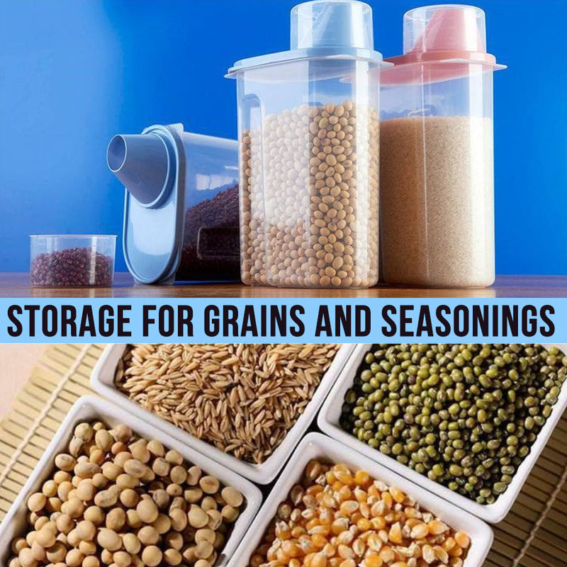idrop Grain Seasoning Food Storage Container Box