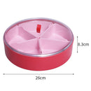 idrop [ 26CM ] 5 Partition Food Slot for Snacks Candy & Confectionary Storage Tray Container