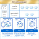 idrop [ 4PCS ] Washing Machine Drum Roller Tank Sterilization Descaling Bubble Cleaner / Pencuci Dram Dalaman Mesin Basuh / 洗衣机槽泡泡净30G*4PCS(老管家)