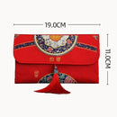 idrop [ HORIZONTAL ] CNY Chinese New Year Ang Pao Money Cloth Bag Red Envelope [ 1pc ]