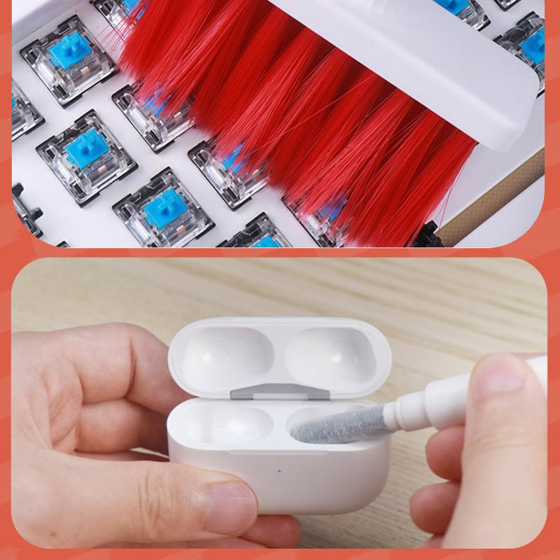 idrop [ 5 IN 1 ] Multipurpose Cleaning Brush Set for Keyboard Headphone and Notebook / Set Membersih Alat Gajet Elektronik / (1PCS)键盘耳机多用毛刷