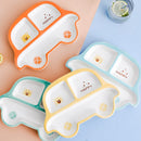 idrop [ 1PC ] Childrens Car Shape Ceramic Plate / Pinggan Makan Seramik Kanak Kanak / 陶瓷汽车儿童餐盘