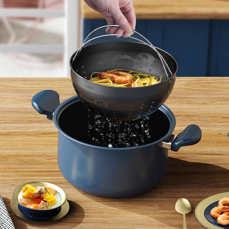 idrop [ 6.5L ] 27CM Multifunction Cooking Pot + Drainage Basket / Periuk Memasak Dengan bakul Basuh / 27CM多功能烹饪锅6.5L