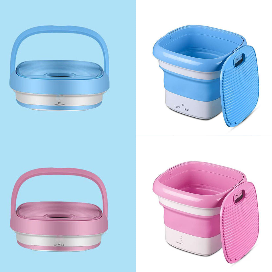 Compact Drop Washing idrop Folding Compact Portable Washing Machine / Mesin Basuh Mini Muda