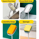 idrop Wall Mounted Flexible Soap Holder / Pemegang Buku Sabun / (双面胶)塑料壁挂台两用香皂架
