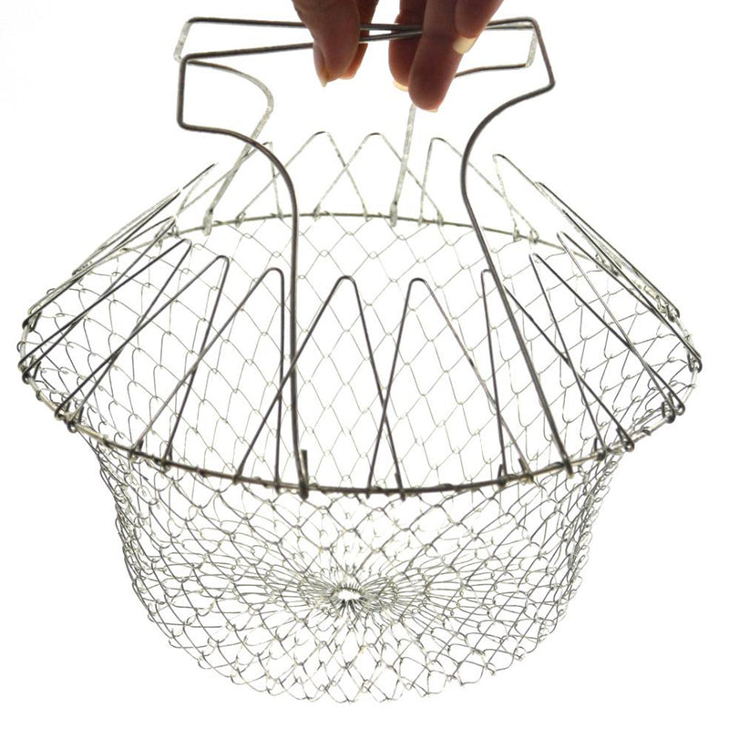 idrop MAGIC KITCHEN DELUXE Multipurpose Food Colander Basket Cook Wash Filter