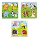 idrop BIG KNOB PUZZLE - Farm / Insect / Wild Animal Puzzle Toy