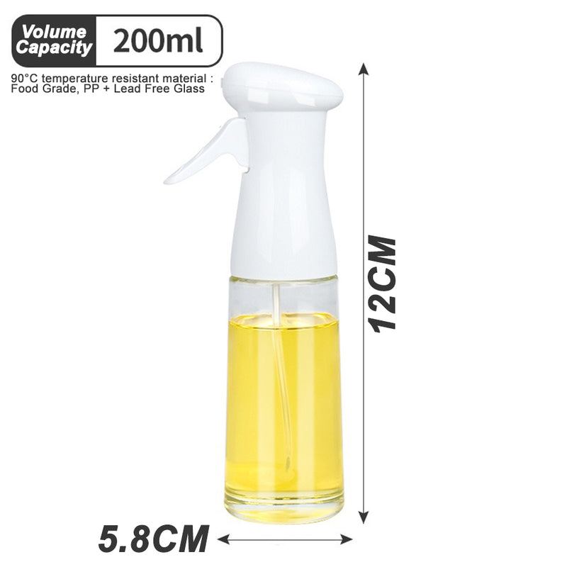 idrop [ 200ml ] Kitchen Seasoning & Oil Glass Bottle Spray / Penyembur Minyak Masak Botol Kaca / 200ML玻璃高压喷雾控油瓶(喷瓶)