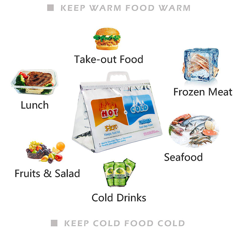 idrop Foldable Thermal Insulated Cold and Hot Food Storage Bag