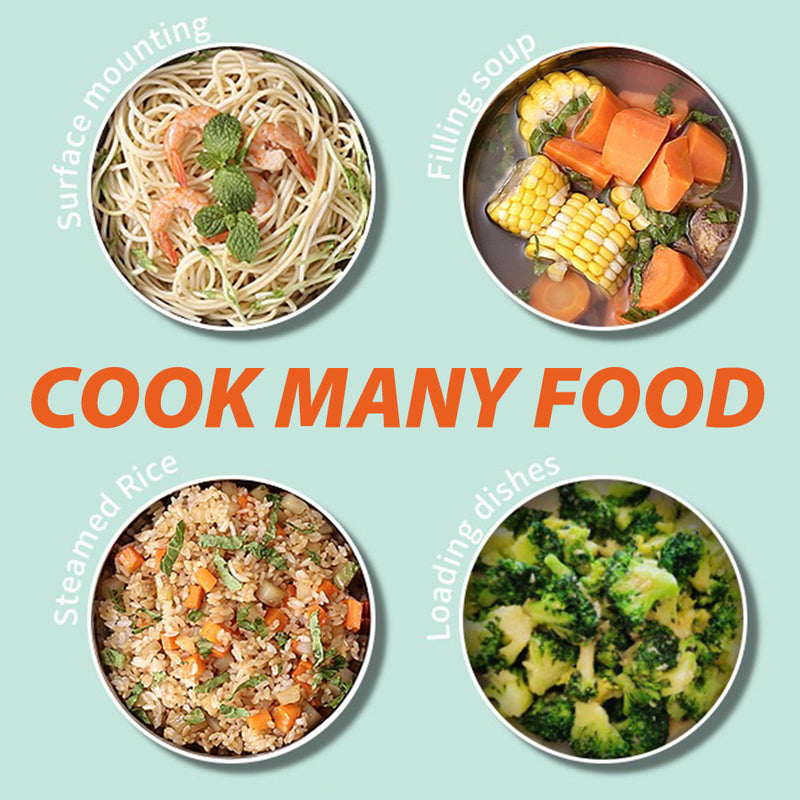 idrop [ 2L ] 3 LAYER Multifunction Electric Rice Cooker Steamer / Periuk Pengukus Memasak Pelbagai Fungsi / 2.0L圆形3层电热饭 盒(国际版)