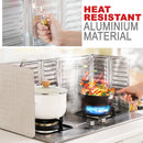 idrop Foldable Kitchen Stove Oil Baffle Plate Anti Splash Protective Cover [ 84cm x 32.5cm ]