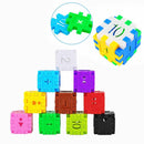 idrop Colorful Number and Alphabet Toys Interlocking Puzzle Toy Pieces