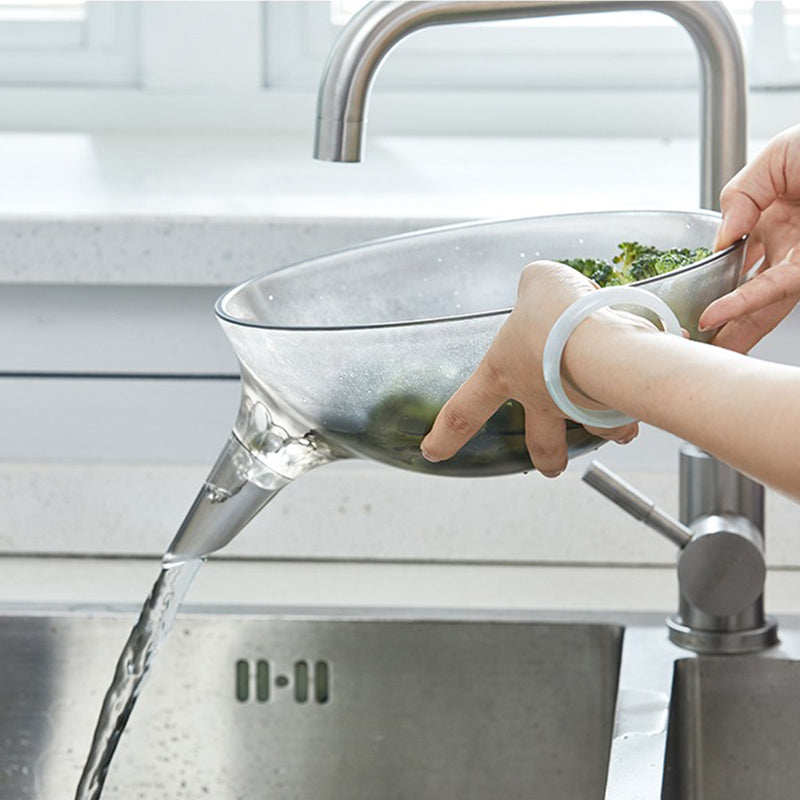 idrop Multifunctional Kitchen Drain Wash Bowl / Mangkuk Basuh / 多功能塑料沥水碗