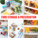 idrop [ 20pcs ] Kitchen Food Preservation Packaging Storage Sealed Bag [ 16cm x 14cm ] S-Size