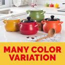 idrop [ 3.8L / 5L ] Ceramic Casserole Cooking Pot with Lid Cover