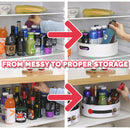 idrop [ 30cm ] 360 Degree Rotating Anti Skid Kitchen Storage Tray