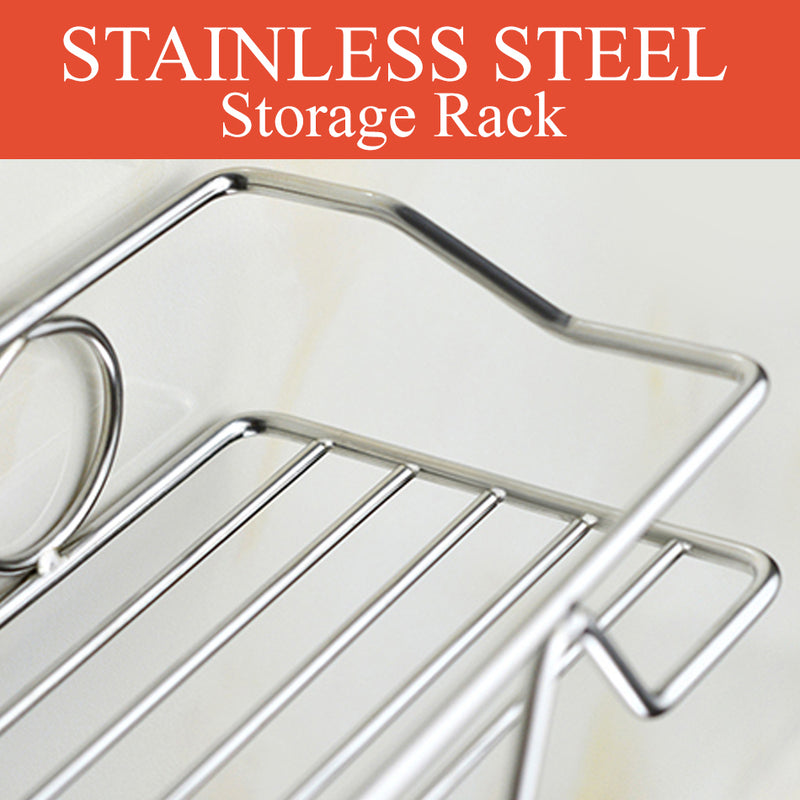 idrop Kitchen Bathroom Stainless Steel Wall Mounted Storage Rack