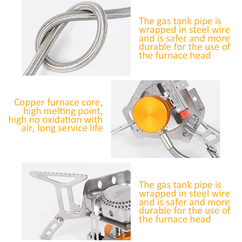 idrop Outdoor Camping Mini Stove Compact Portable Foldable Outdoor Cooker / Dapur Masak Mudah Alih Senang Lipat / 气炉户外便携气罐自驾游炊具