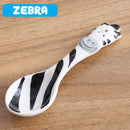 idrop Animal Design Ceramic Spoon / Sudu Makan Seramik Bertema Haiwan / 陶瓷匙小白兔斑马陶瓷勺子/ [ WHITE RABBIT ZEBRA ][ 1 PC ONLY ]